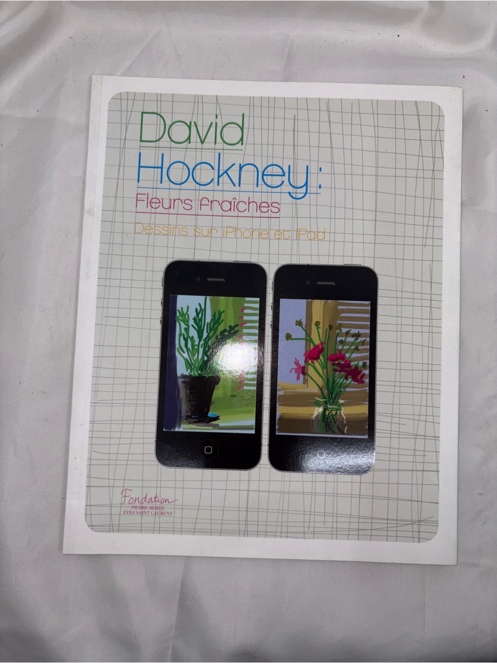 DAVID HOCKNEY Fleurs Fraiches iPHONE iPAD Fresh Flowers Drawings ART 2011 France